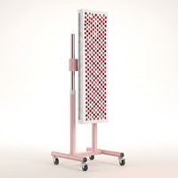 Red Light Therapy Device Designed for Professional Home Use, 660nm/850nm Dual Wavelength, Floor Stand, Full Body — Studio Shot