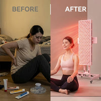 Red Light Therapy Device with Stand - Moving Pro Series Professional Edition — Before & After