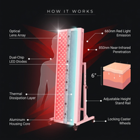 Red Light Therapy Device with Stand - Moving Pro Series Professional Edition — How It Works